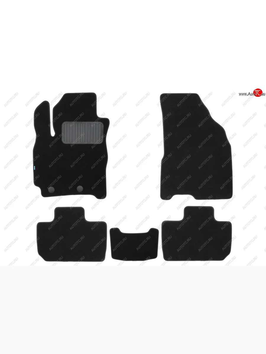 Коврики салона (текстиль) Klever Premium Chery Tiggo 2 Pro (2021-2025) (Чёрные)  в Самаре Самарской области