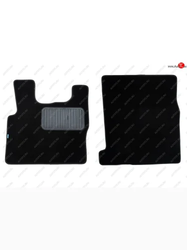 Коврики салона (текстиль) Klever Premium (Чёрные) DAF XF 105.510 (2013-2025)