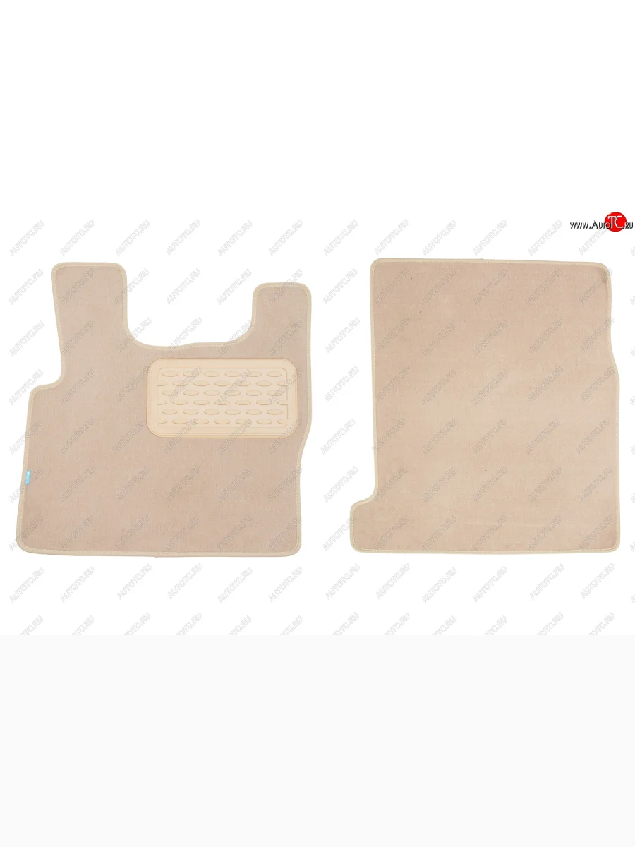 Коврики салона (текстиль) Klever Premium DAF XF 105.510 (2013-2025) (Бежевые)  в Перми Пермском крае