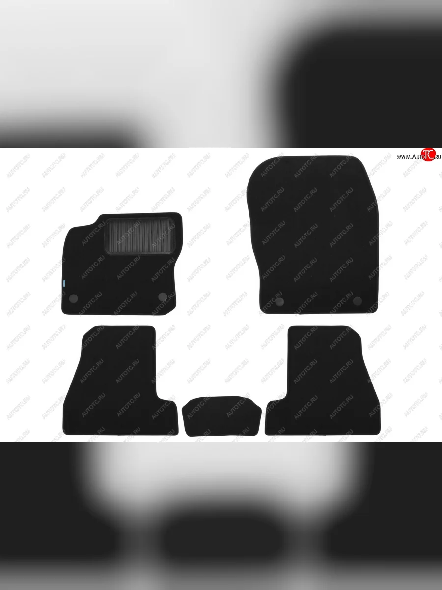 Коврики салона (текстиль) Klever Premium  Ford Focus (2010-2019) 3 (Чёрные)  в Керчи Республика Крым