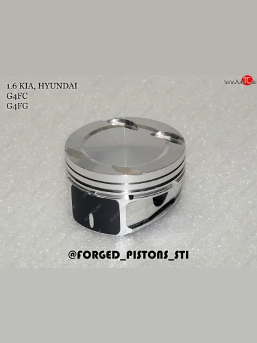 Поршни (1,6 G4FC, G4FG) СТИ (диаметр поршня: 77.25 мм) Hyundai Elantra  HD (2006-2011), Hyundai i20  PB (2008-2015), Hyundai I30  FD (2007-2012), KIA Ceed  1 ED (2006-2012), KIA Cerato  2 TD (2008-2013), KIA Cerato Koup  1 TD (2008-2013), KIA Rio  3 QB (2011-2017)