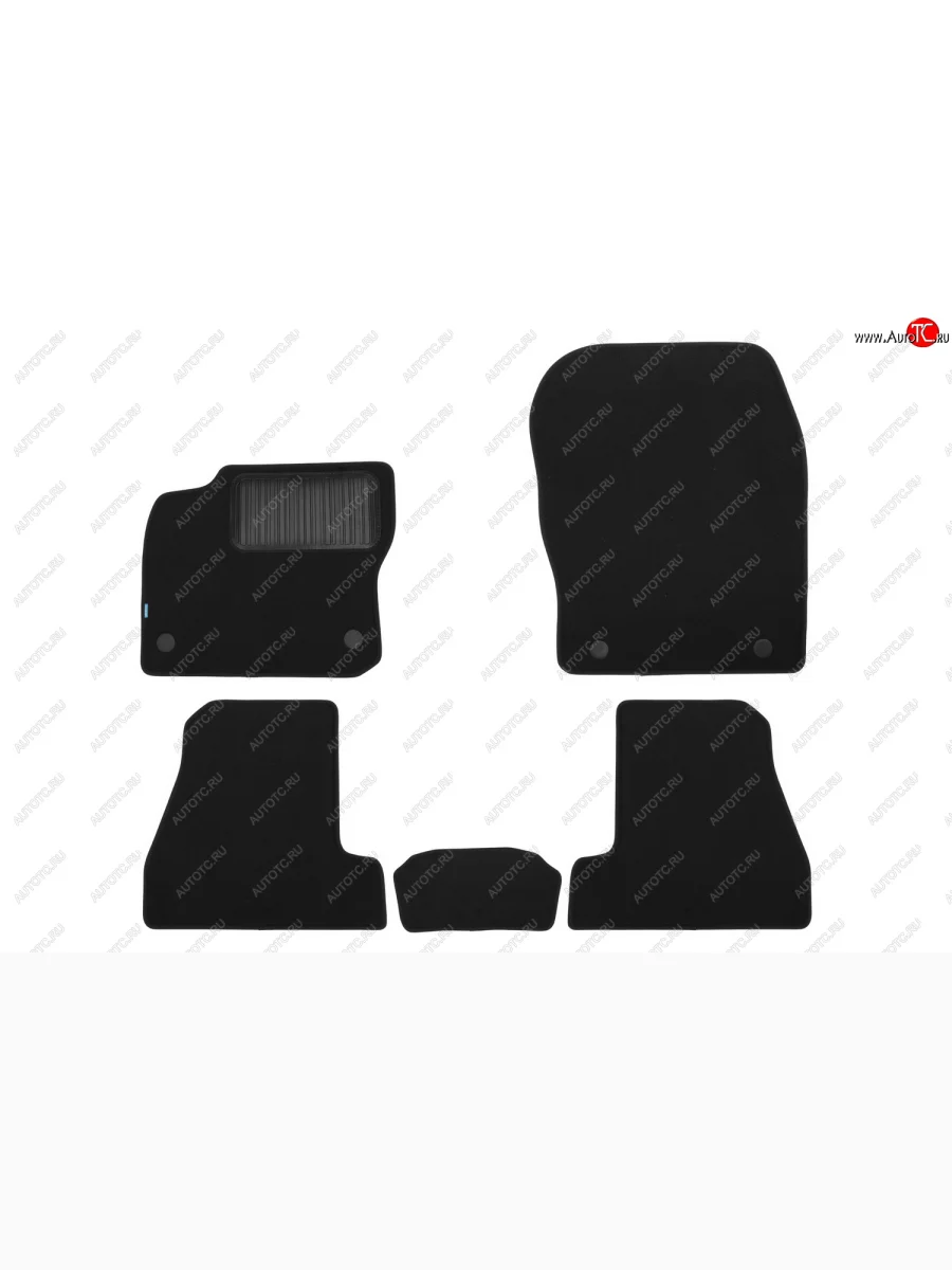 Коврики салона (текстиль) Klever Premium Ford Focus 3 седан рестайлинг (2014-2019) (Чёрные)  в Керчи Республика Крым