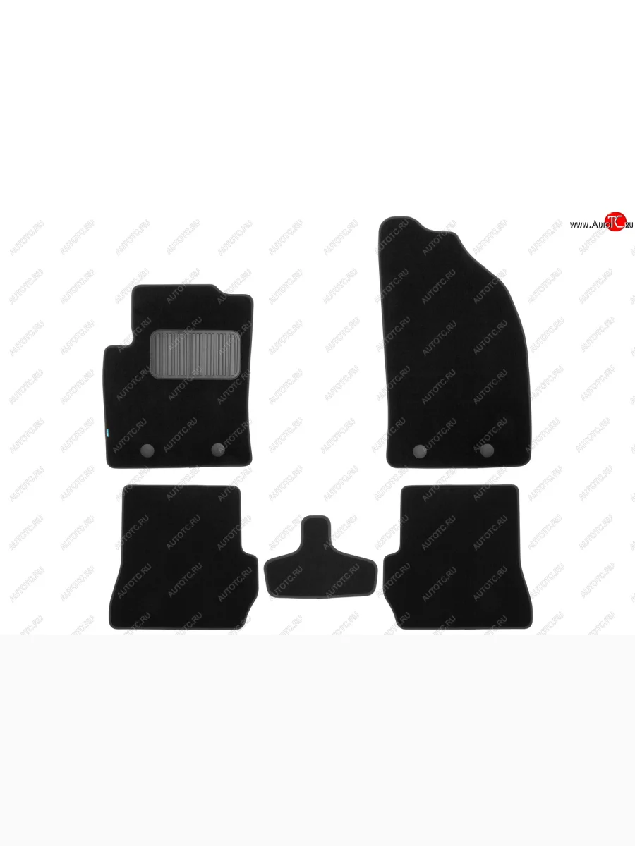 Коврики салона (текстиль) Klever Premium Ford Fusion 1 хэтчбэк дорестайлинг (2002-2005) (Чёрные)  с доставкой в г. Керчь