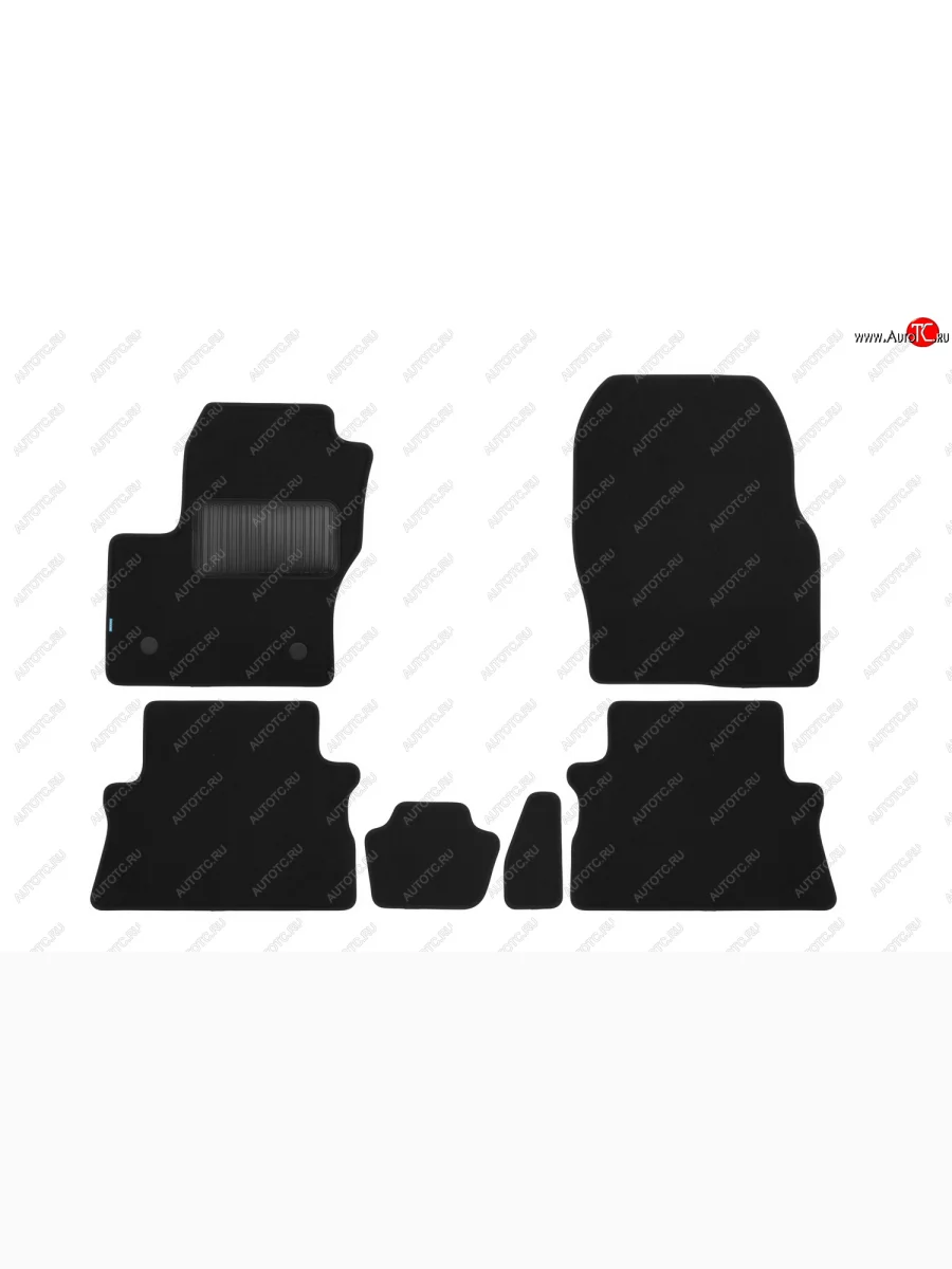 Коврики салона (текстиль) Klever Premium Ford Kuga 2 дорестайлинг (2013-2016) (Чёрные)  в Керчи Республика Крым