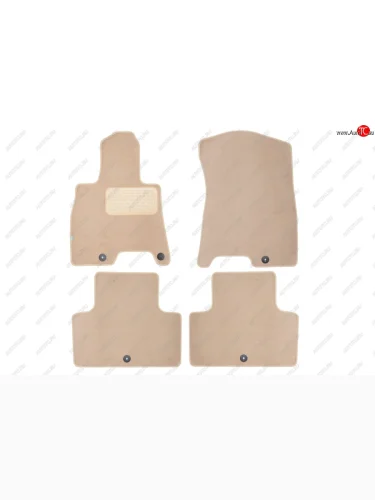 Коврики салона (текстиль) Klever Premium (Бежевые) GENESIS G80  RG3 (2020-2022) седан