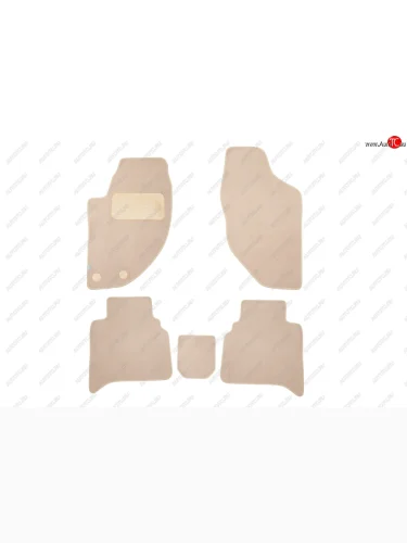 Коврики салона (текстиль) Klever Premium (Бежевые) Great Wall Hover H5 (2010-2017)
