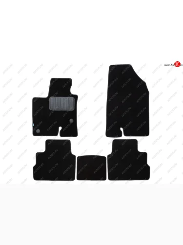 Коврики салона (текстиль) Klever Premium (Чёрные) Haval Dargo (2022-2025)