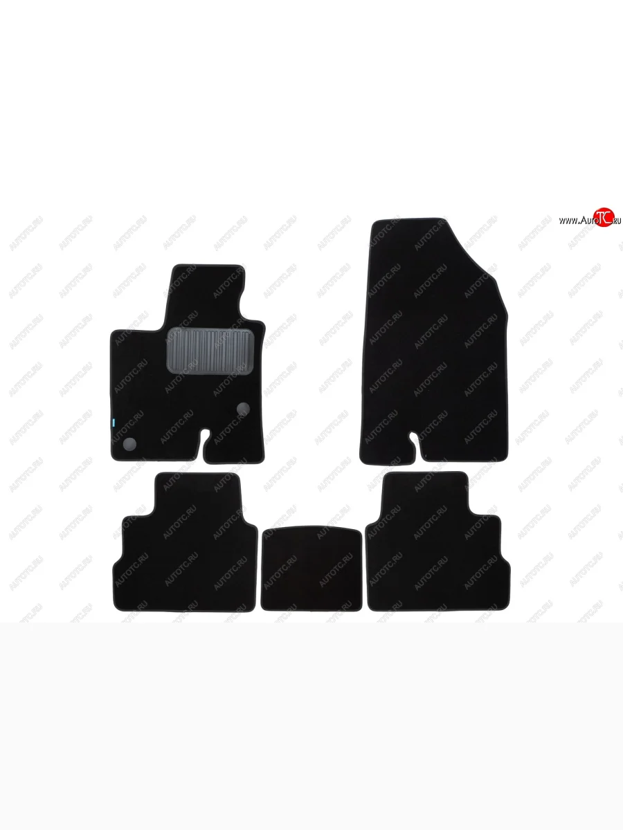 Коврики салона (текстиль) Klever Premium Haval Dargo (2022-2025) (Чёрные)  с доставкой в г. Керчь