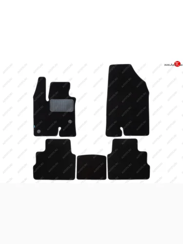 Коврики салона (текстиль) Klever Premium (Чёрные) Haval Dargo (2022-2025)