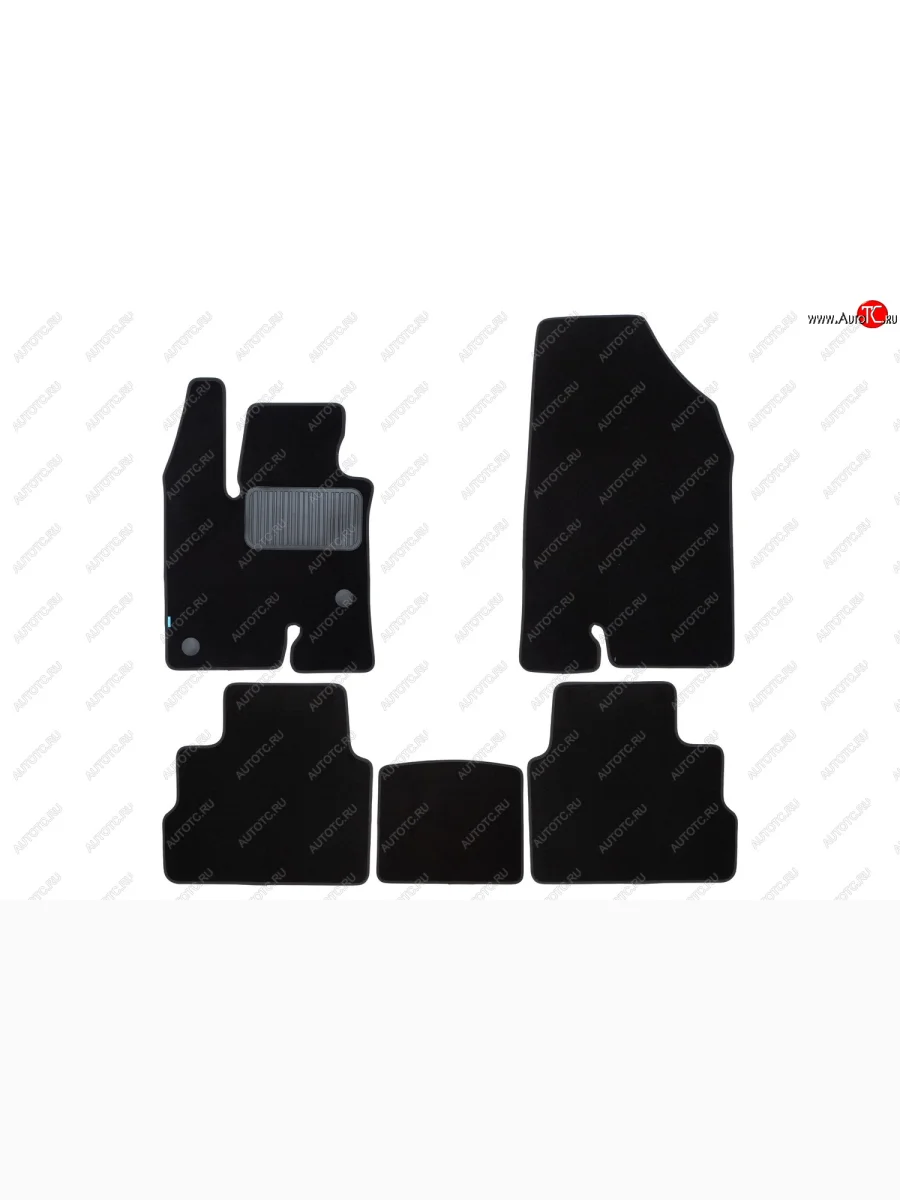 Коврики салона (текстиль) Klever Premium Haval Dargo (2022-2025) (Чёрные)  с доставкой в г. Керчь