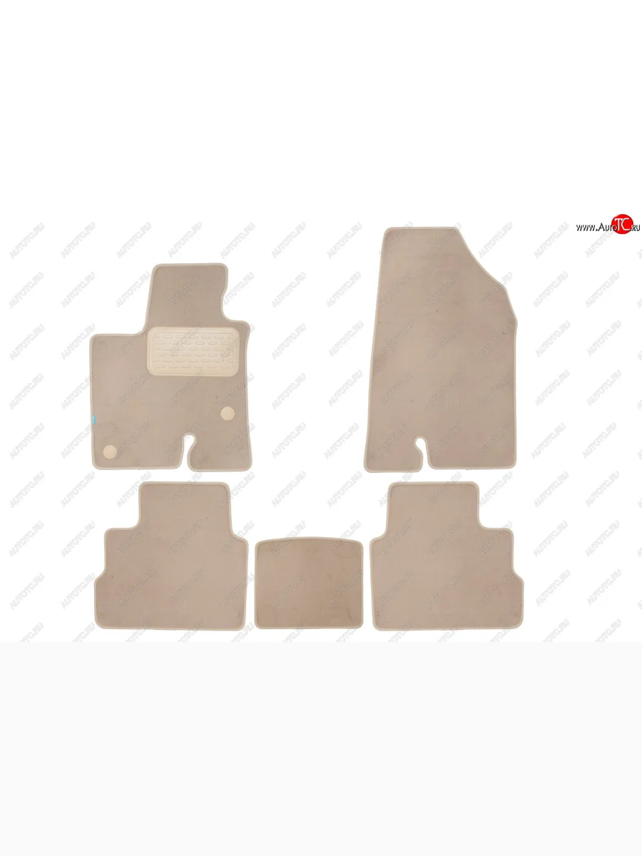 Коврики салона (текстиль) Klever Premium Haval Dargo (2022-2025) (Бежевые)  с доставкой в г. Керчь