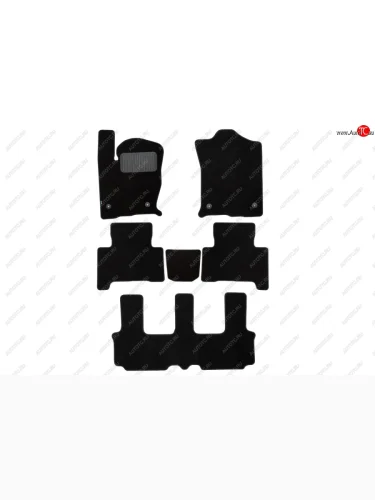 Коврики салона (текстиль) Klever Premium (Чёрные) Haval H9 дорестайлинг (2015-2017)