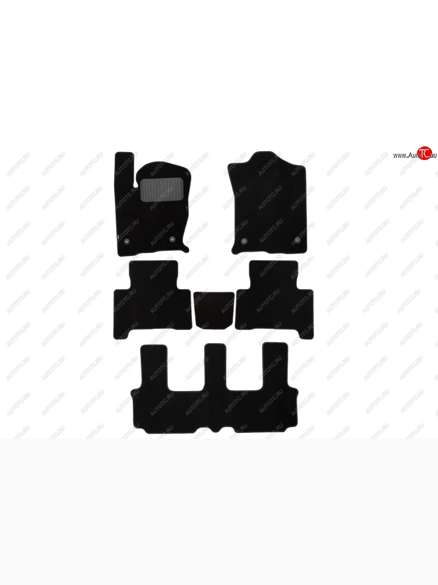 Коврики салона (текстиль) Klever Premium Haval H9 дорестайлинг (2015-2017) (Чёрные)  в Керчи Республика Крым