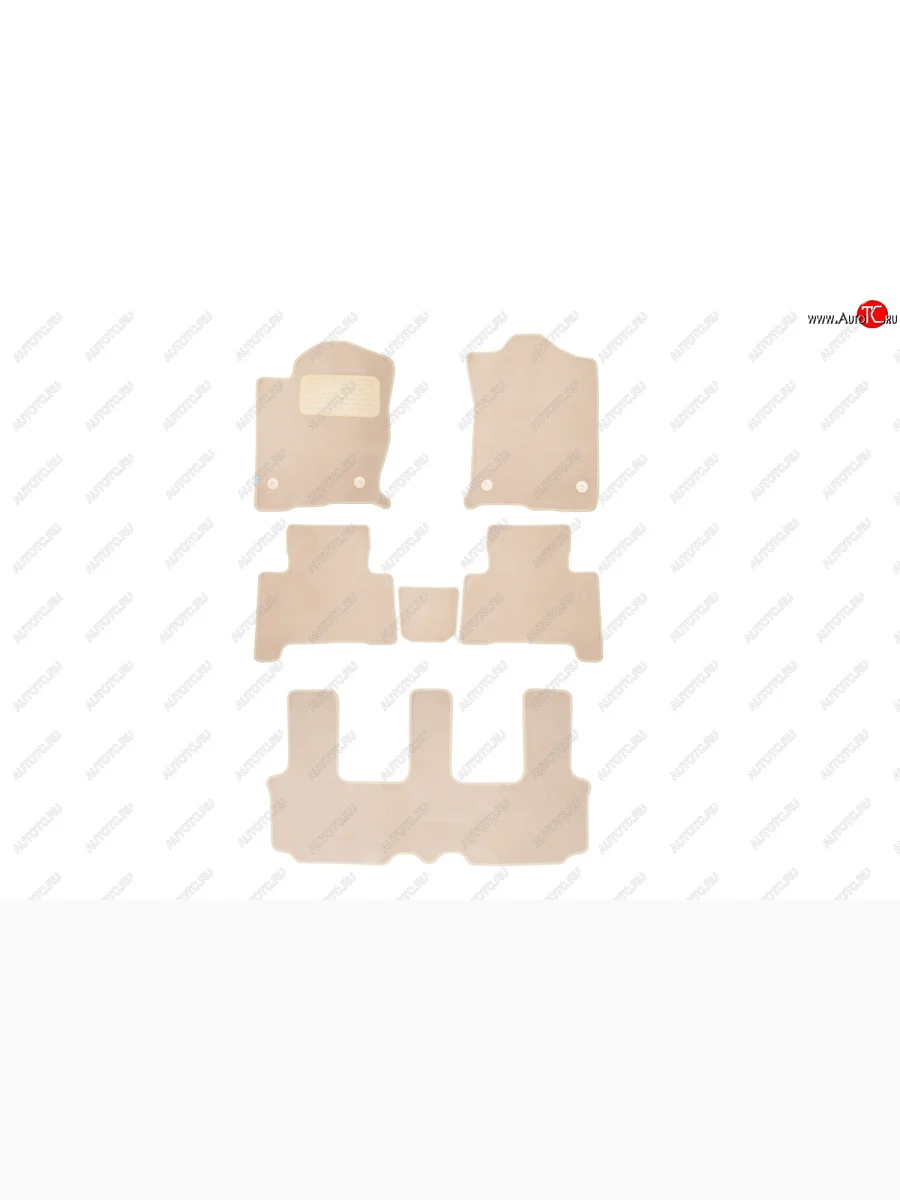 Коврики салона (текстиль) Klever Premium  Haval H9 (2015-2017) (Бежевые)  в Самаре Самарской области