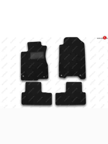 Коврики салона (под сабвуфер, текстиль) Klever Premium (Чёрные) Honda CR-V RM1,RM3,RM4 дорестайлинг (2012-2015)