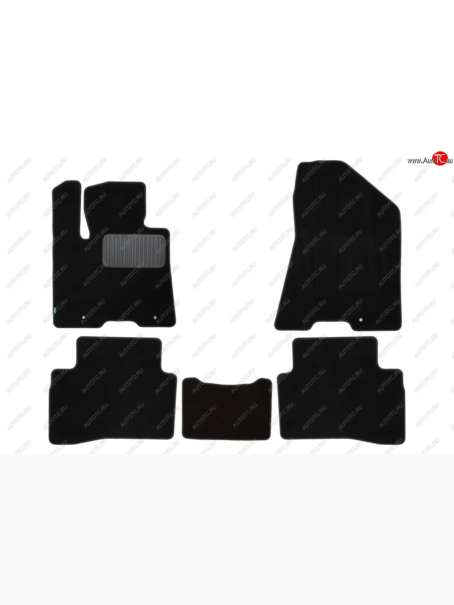 Коврики салона (текстиль) Klever Premium Hyundai Tucson TL дорестайлинг (2015-2018) (Чёрные)  в Перми Пермском крае