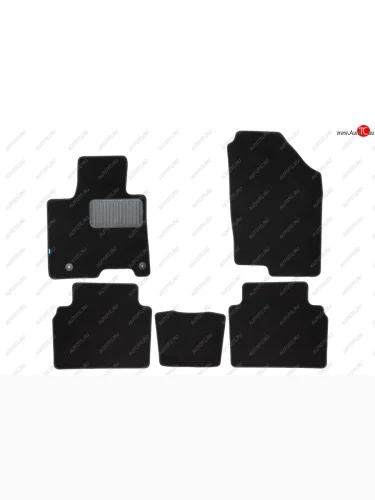 Коврики салона (текстиль) Klever Premium (Чёрные) Hyundai Tucson NX4 (2020-2022)