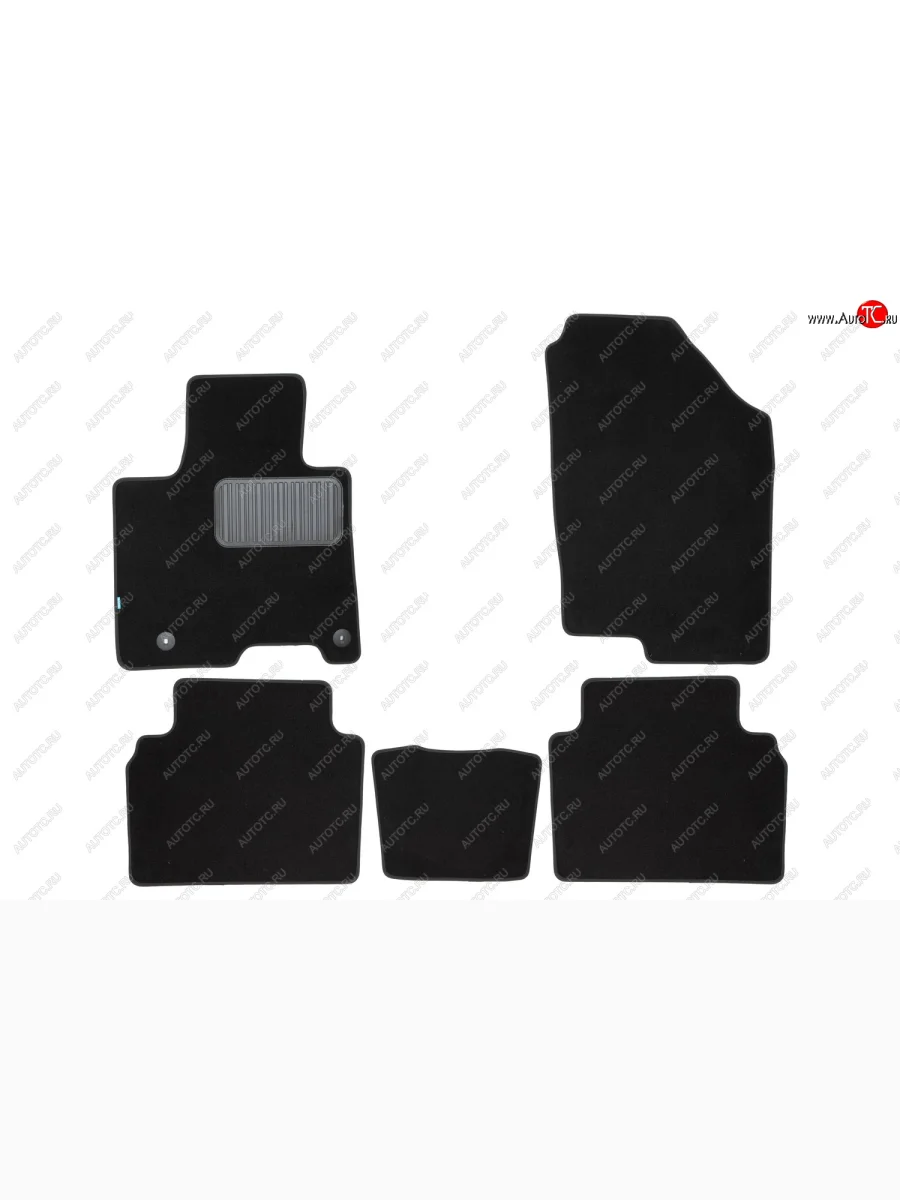 Коврики салона (текстиль) Klever Premium Hyundai Tucson NX4 (2020-2022) (Чёрные)  в Самаре Самарской области