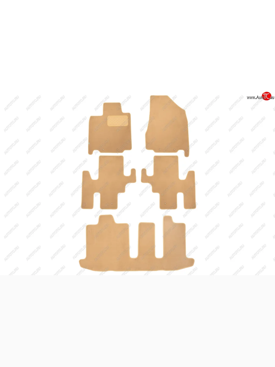 Коврики салона (текстиль) Klever Premium INFINITI JX35 (2012-2014) (Бежевые)  в Самаре Самарской области