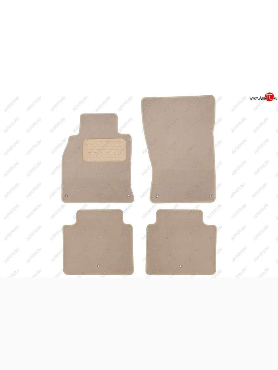 Коврики салона (текстиль) Klever Premium  INFINITI M (2010-2014) (Бежевые)  в Самаре Самарской области