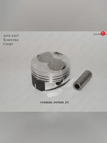 Поршни с пальцами и стопорн. кольцами (высота 31.0 палец 19/50 клапана 37/31,5 кольца 1,2/1,5/2,0 вытесн. -5,2) СТИ (диаметр поршня: 79.5 мм) Лада ВАЗ 2101 - 2107