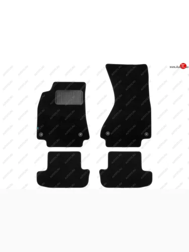 Коврики салона (текстиль) Klever Premium (Чёрные) Audi S5  8T (2011-2017) рестайлинг, купе