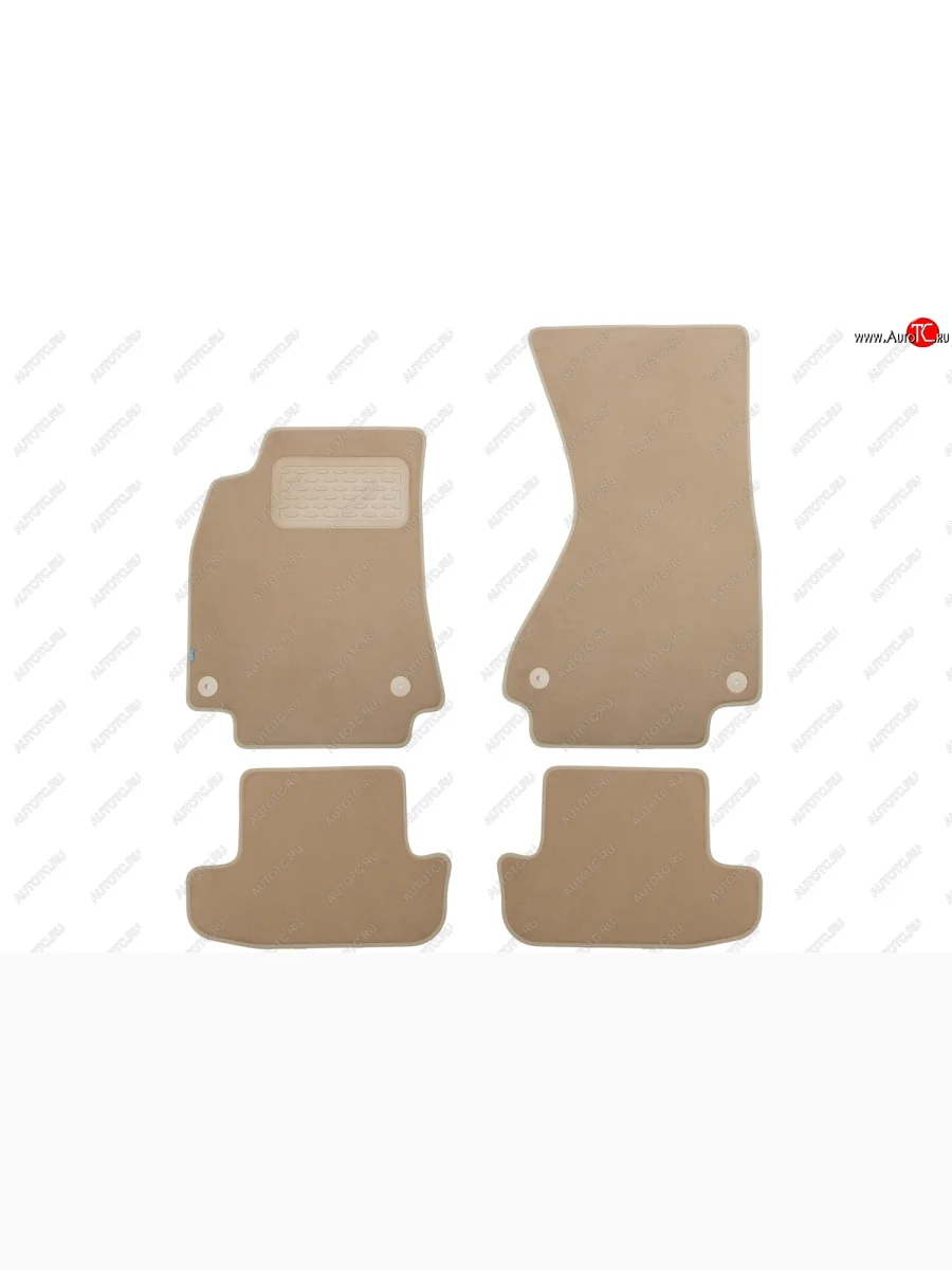 Коврики салона (текстиль) Klever Premium  Audi S5 (2011-2017) 8T (Бежевые)  в Керчи Республика Крым