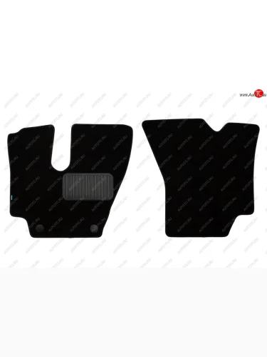 Коврики салона (текстиль) Klever Premium (Чёрные) Ford Cargo (2013-2025) седельный тягач