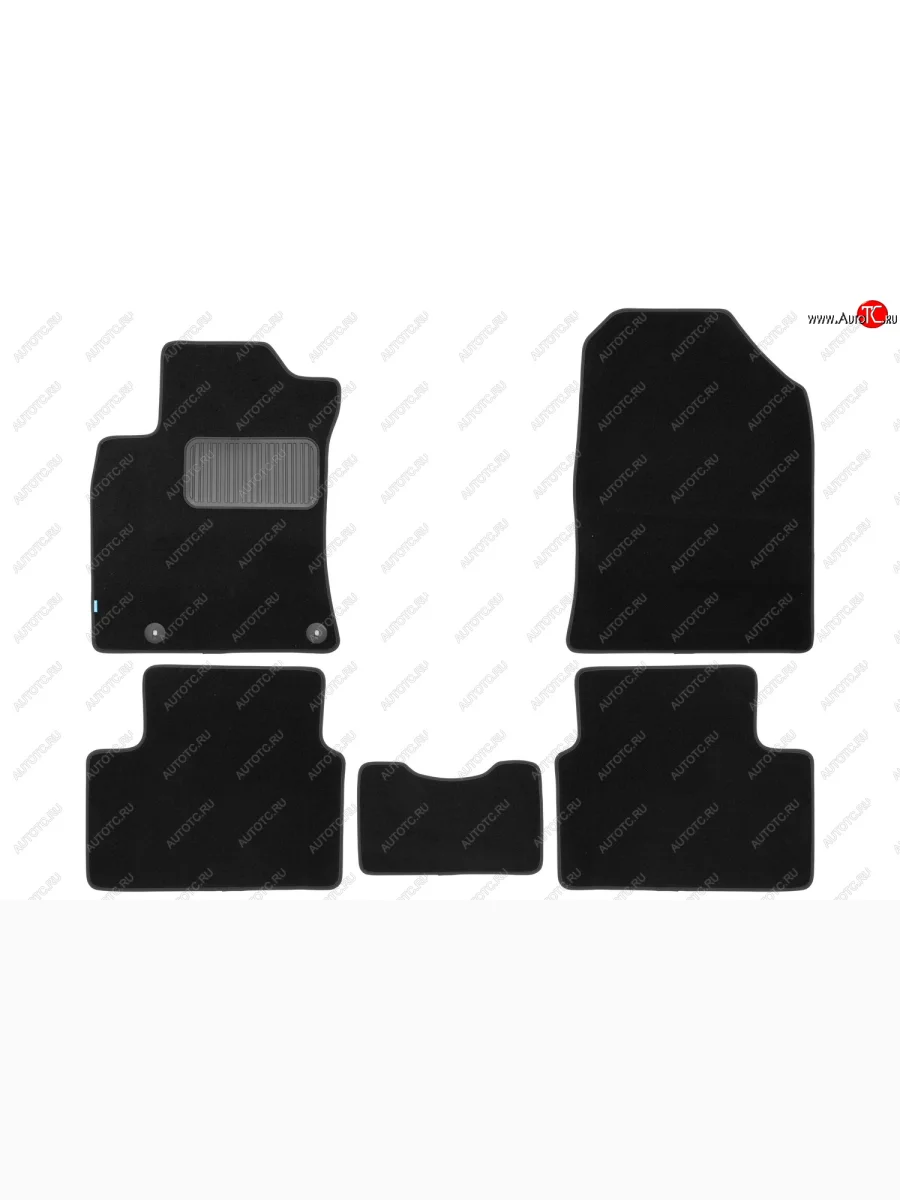 Коврики салона (текстиль) Klever Premium KIA Ceed 3 CD универсал (2018-2025) (Чёрные)  с доставкой в г. Керчь