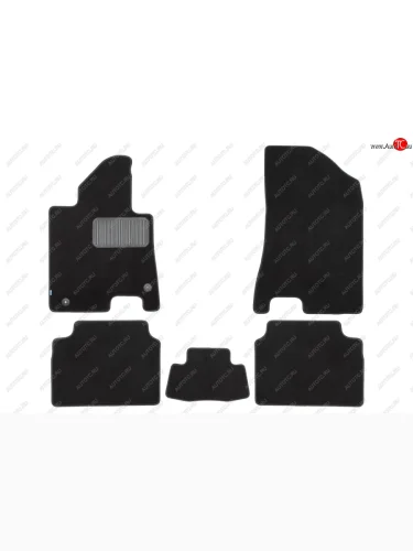 Коврики салона (текстиль) Klever Premium (Чёрные) KIA K5 DL (2019-2022)