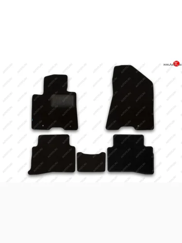 Коврики салона (текстиль) Klever Premium (Чёрные) KIA Sportage  4 QL (2016-2018) дорестайлинг