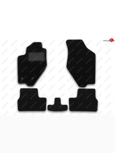 Коврики салона (текстиль) Klever Premium (Чёрные) Лада ВАЗ Гранта FL 2192 хэтчбек (2018-2025)