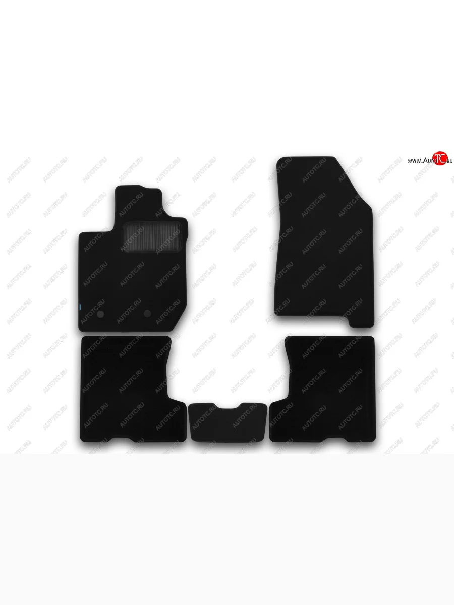 Коврики салона (текстиль) Klever Premium Лада ВАЗ XRAY (2016-2022) (Чёрные)  в Перми Пермском крае