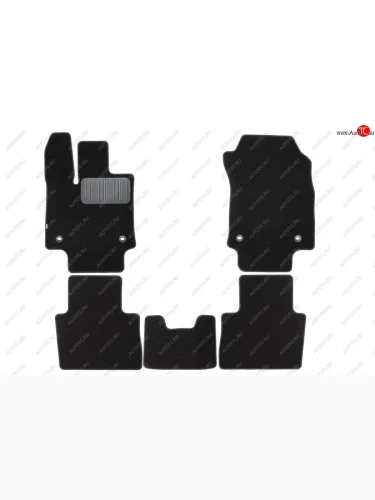 Коврики салона (текстиль) Klever Premium (Чёрные) Lexus NX350  AZ20 - NX450h Plus  AZ20