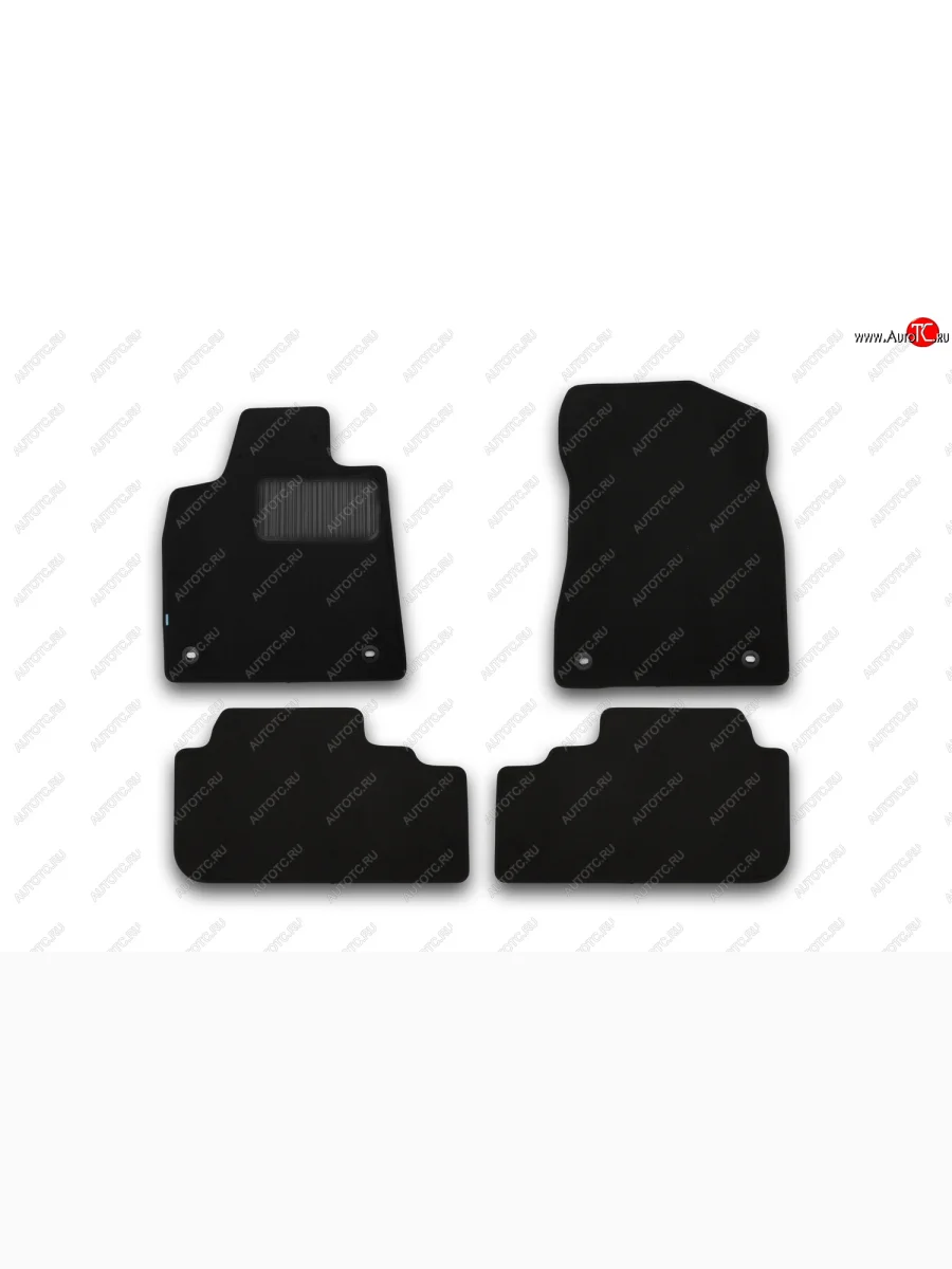 Коврики салона (текстиль) Klever Premium Lexus RX350L AL20 рестайлинг (2019-2022) (Чёрные)  в Перми Пермском крае