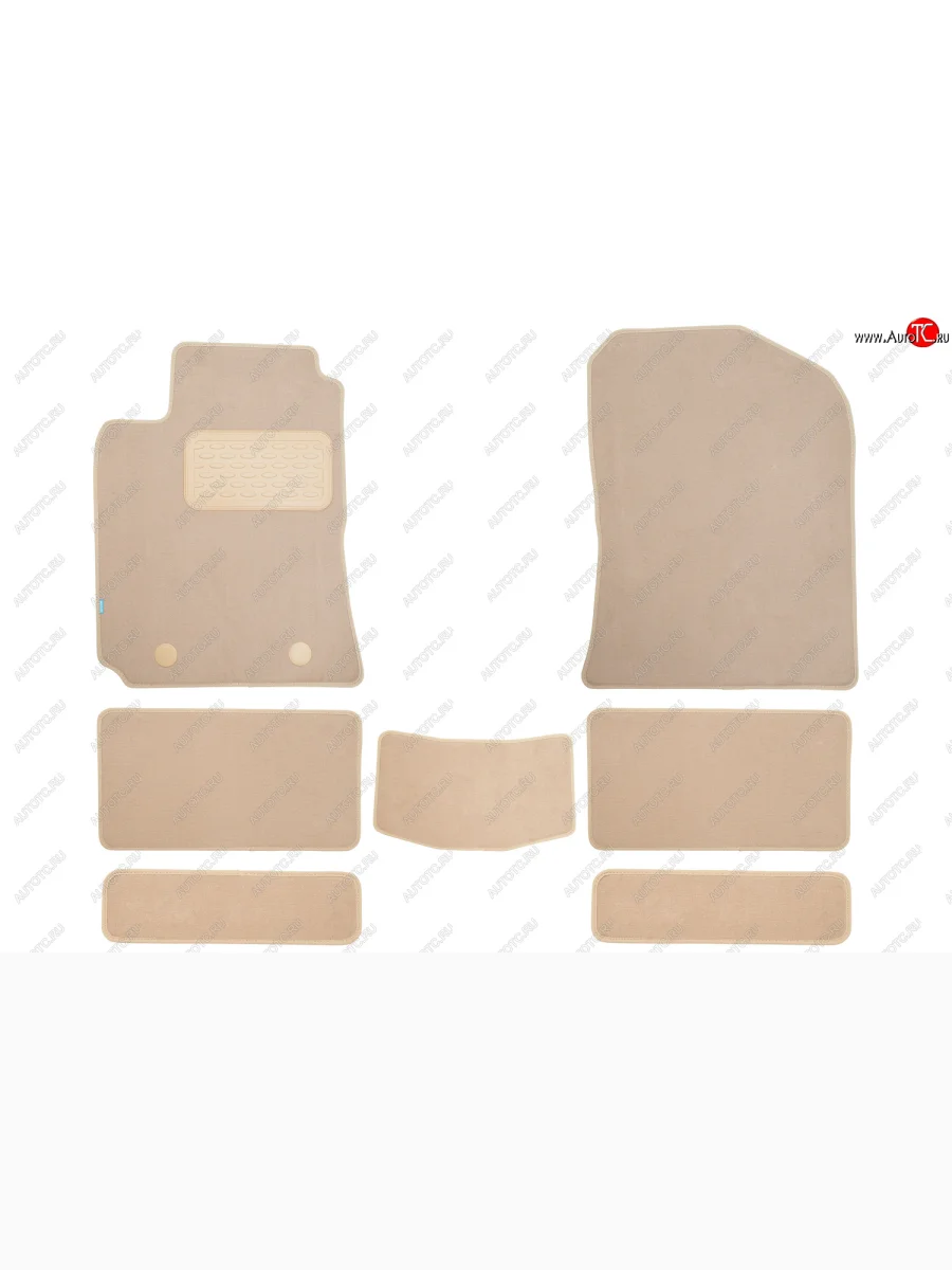 Коврики салона (текстиль) Klever Premium Lifan Solano  дорестайлинг (2016-2025) (Бежевые)  в Перми Пермском крае