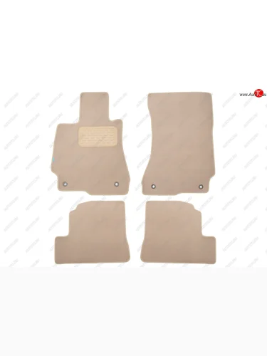 Коврики салона (текстиль) Klever Premium (Бежевые) Mercedes-Benz S class  5 W221 (2005-2009) седан дорестайлинг