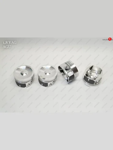 Поршни (VolksWagen 1,8 AGU (CR=9,0) под кольца 1,2/1,5/2,0) СТИ (диаметр поршня 82.5 мм) Audi A3 ( 8LA хэтчбэк 5 дв.,  8L1 хэтчбэк 3 дв.) (1996-2003), Skoda Octavia ( Tour A4 1U2,  Tour A4 1U5) (2000-2010), Volkswagen Bora (1998-2005), Volkswagen Golf  4 Mk4 (1997-2003)