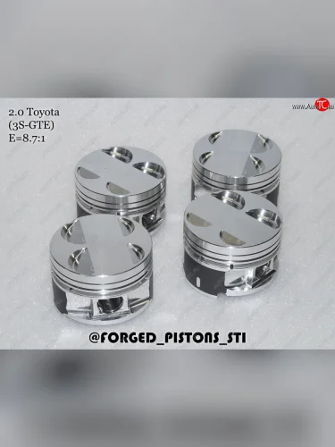 Поршни (Toyota 2,0 3S-GTE (V=4.1) под кольца 1,2/1,5/4,0) СТИ (диаметр поршня: 86.00 мм) Toyota Caldina ( T210,  T240) - MR2