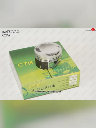 Поршни (VolksWagen 2,0 CZPA под палец 23/51мм кольца 1,2/1,5/2,0) СТИ (диаметр поршня: 82.5 мм) Audi A3 ( 8VS седан,  8VA хэтчбэк 5 дв.,  8V1,  8Y седан,  8Y хэтчбэк 5 дв.) (2016-2022), Audi Q2  GA (2016-2020), Seat Ateca  5FP (2016-2025), Skoda Kodiaq  1 NS7 (2017-2021), Volkswagen Passat ( B8,  B8.5) (2015-2025), Volkswagen T-Roc  универсал (2017-2025), Volkswagen Tiguan  Mk2 (2016-2022)