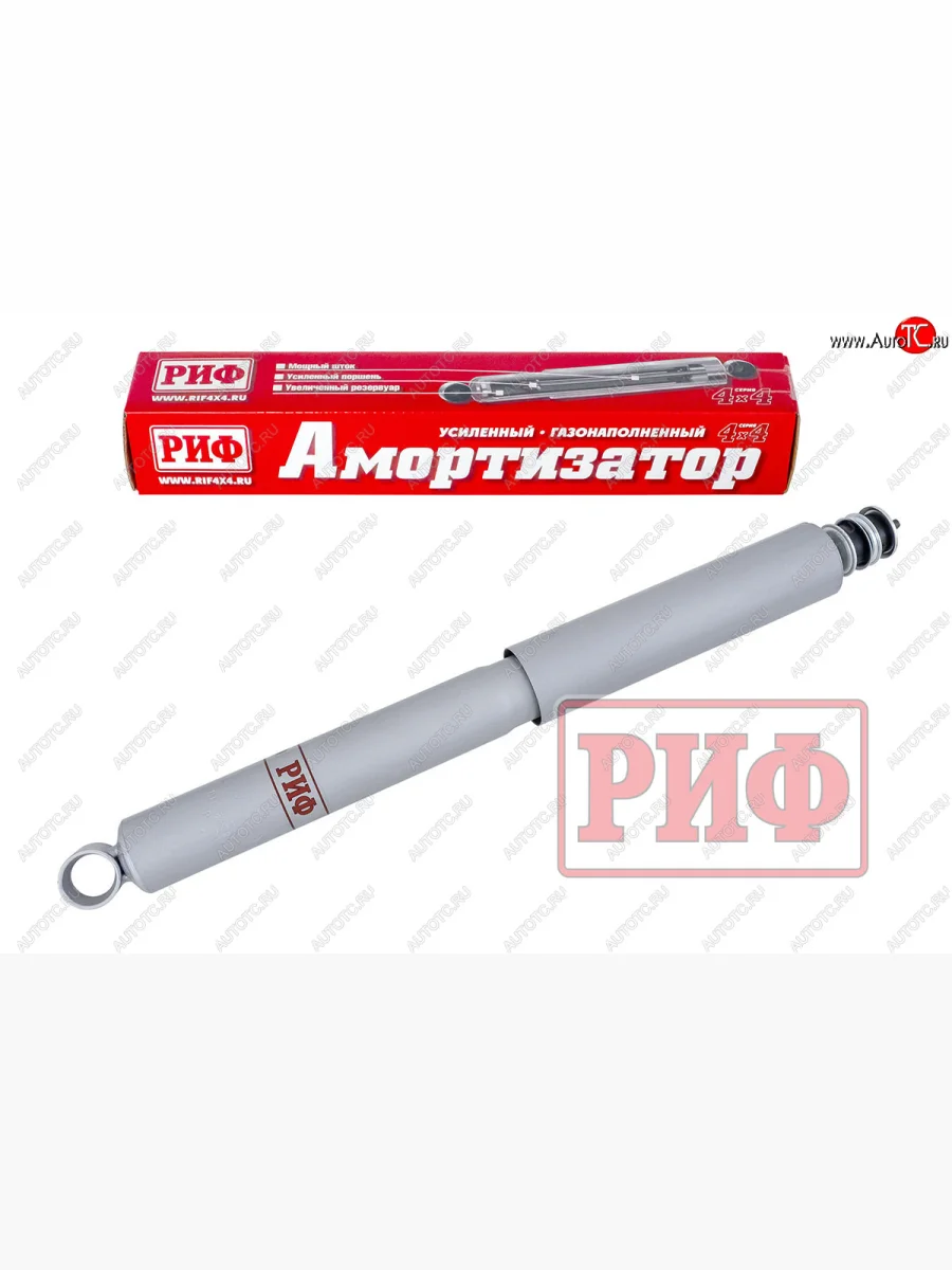 Амортизатор задний (усиленный, лифт +100, LH=RH, газовый) РИФ  Toyota Land Cruiser (1989-2007) 80, J105  в Самаре Самарской области