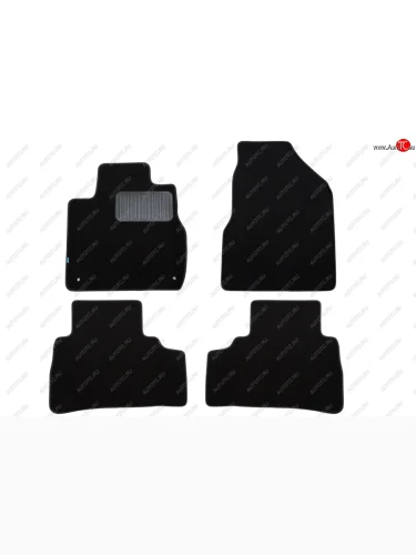 Коврики салона (текстиль) Klever Premium (Чёрные) Nissan Murano  2 Z51 (2008-2016) дорестайлинг, рестайлинг