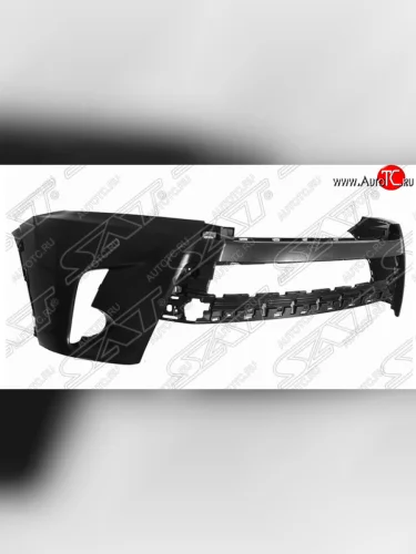 Передний бампер (без отверстий под омыватели фар и сонары) SAT (Неокрашенный) Toyota Highlander XU50 рестайлинг (2016-2020)