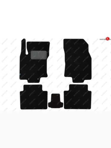 Коврики салона (текстиль) Klever Premium (Чёрные) Nissan Qashqai 2 J11 дорестайлинг (2013-2019)