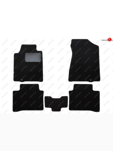 Коврики салона (текстиль) Klever Premium (Чёрные) Nissan Teana 2 J32 дорестайлинг (2008-2011)