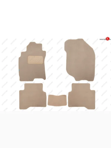 Коврики салона (текстиль) Klever Premium (Бежевые) Nissan X-trail  1 T30 (2000-2007) дорестайлинг, рестайлинг