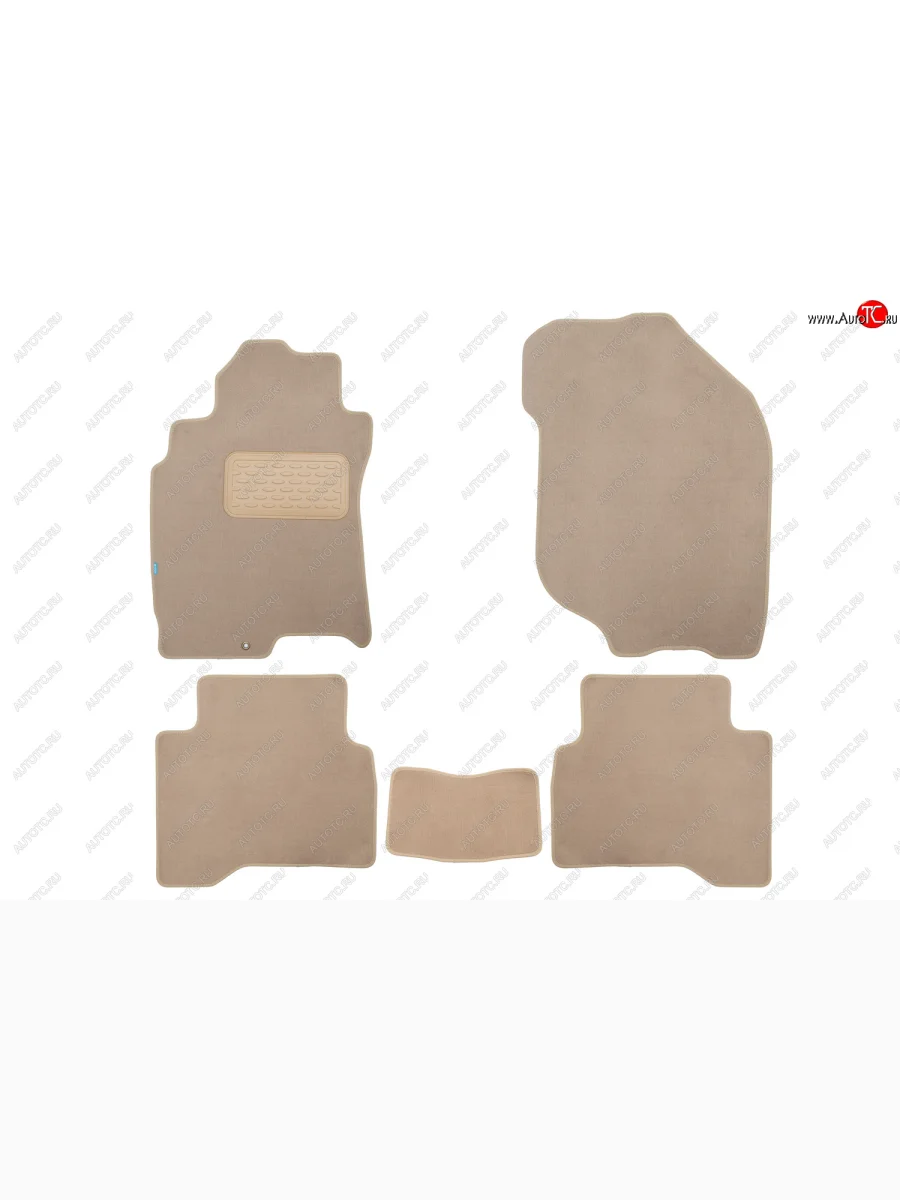 Коврики салона (текстиль) Klever Premium Nissan X-trail 1 T30 дорестайлинг (2000-2003) (Бежевые)  в Керчи Республика Крым