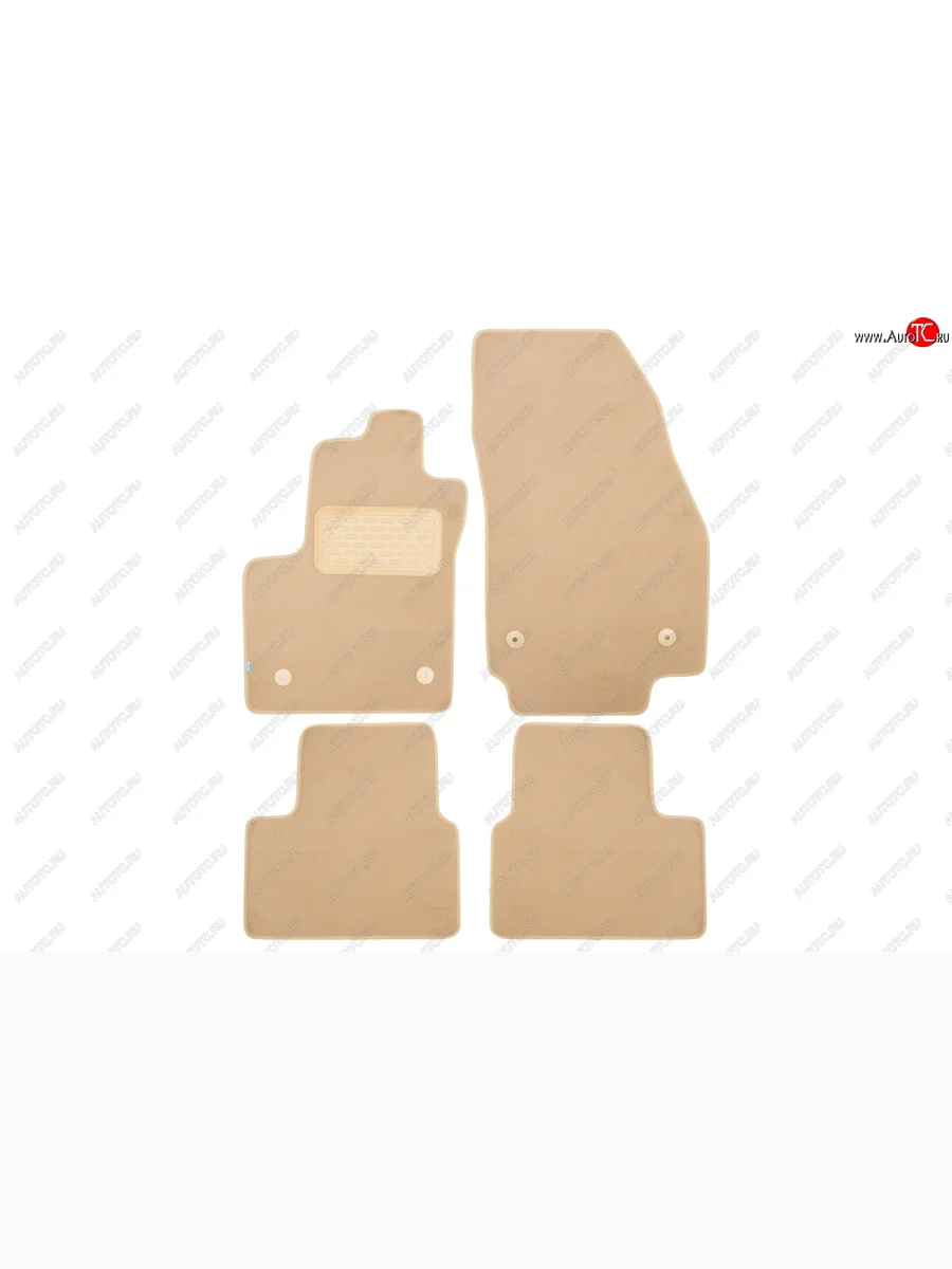 Коврики салона (текстиль) Klever Premium Opel Meriva B (2010-2013) (Бежевые)  в Перми Пермском крае