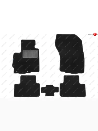 Коврики салона (текстиль) Klever Premium (Чёрные) Peugeot 4008 (2012-2017)