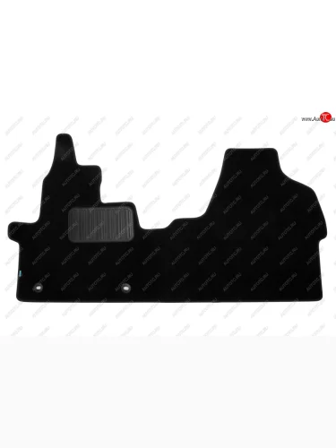 Коврик салона (текстиль) Klever Premium (Чёрные) Peugeot Expert  K0 (2016-2024) цельнометаллический фургон дорестайлинг